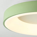 Modern Wrought Iron Flush Mount Ceiling Light With Tri-Colour LED Glow — Ashbury Home & Living
