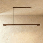 Minimalist Wood Pendant Light With Warm Daylight Glow For Dining Room — Ashbury Home & Living
