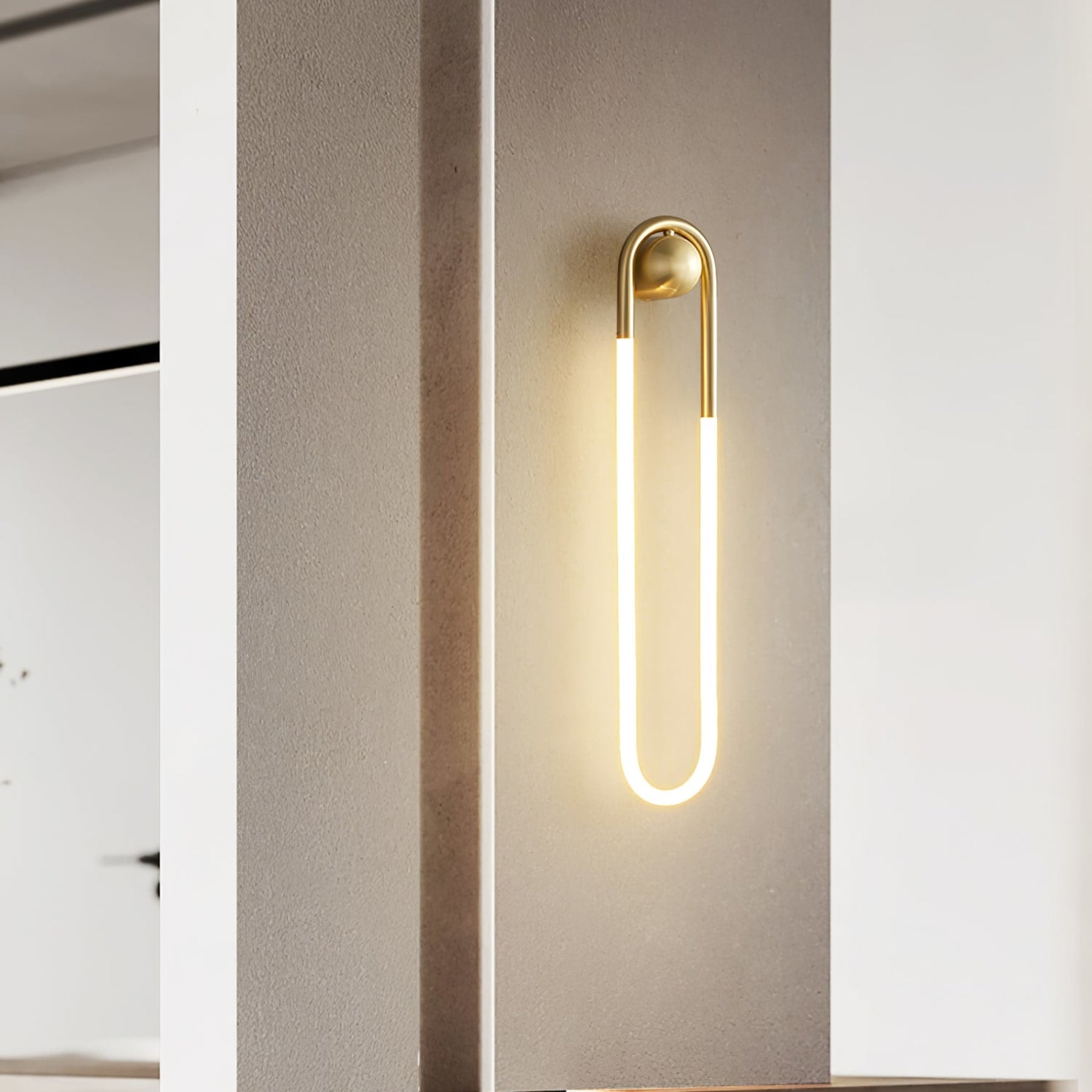 Minimalist Metal Wall Light for Living Room and Bedroom — Ashbury Home & Living