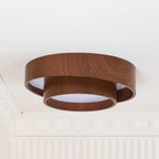 Scandinavian Wood Flush Mount Ceiling Light for Living Room — Ashbury Home & Living