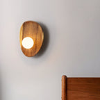 Modern Wood and Glass Wall Light for Living Room — Ashbury Home & Living