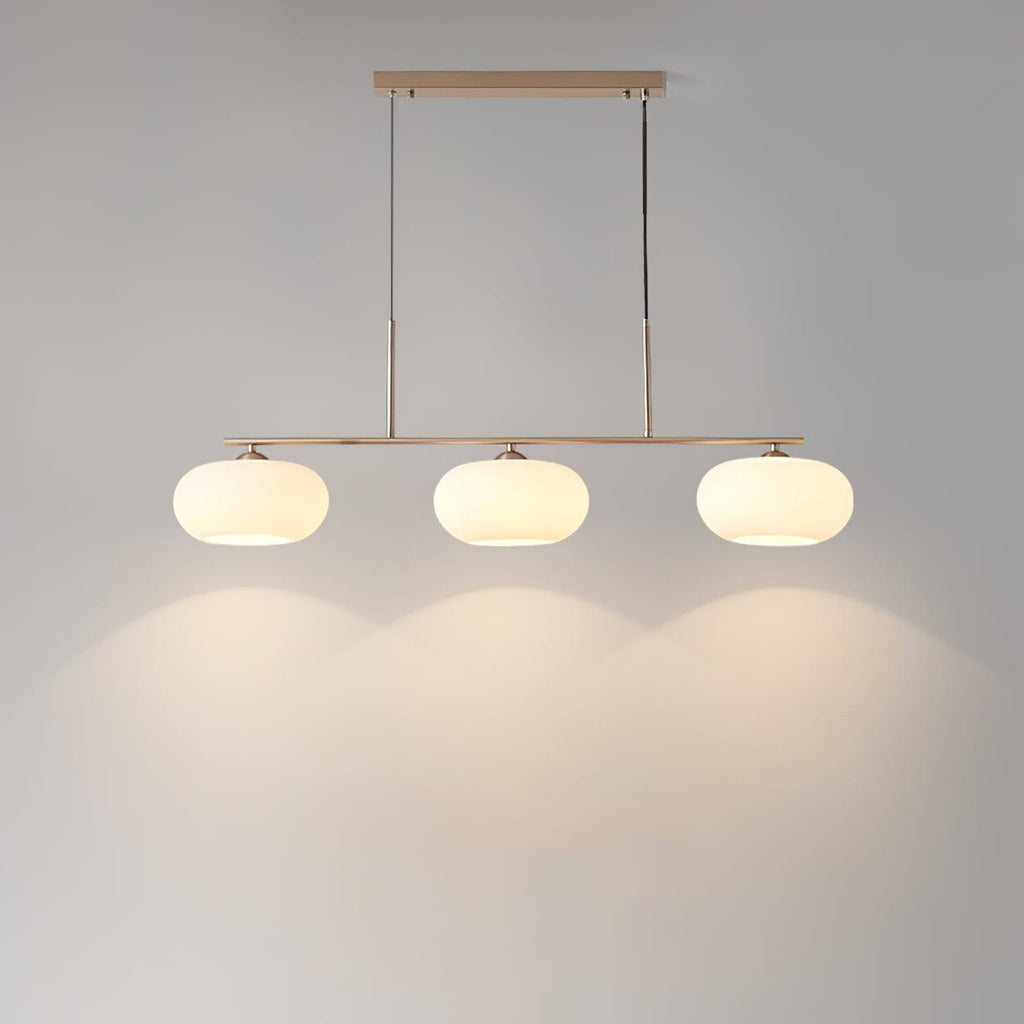 Modern Glass Pendant Light With Tri-Colour LED Glow — Ashbury Home & Living
