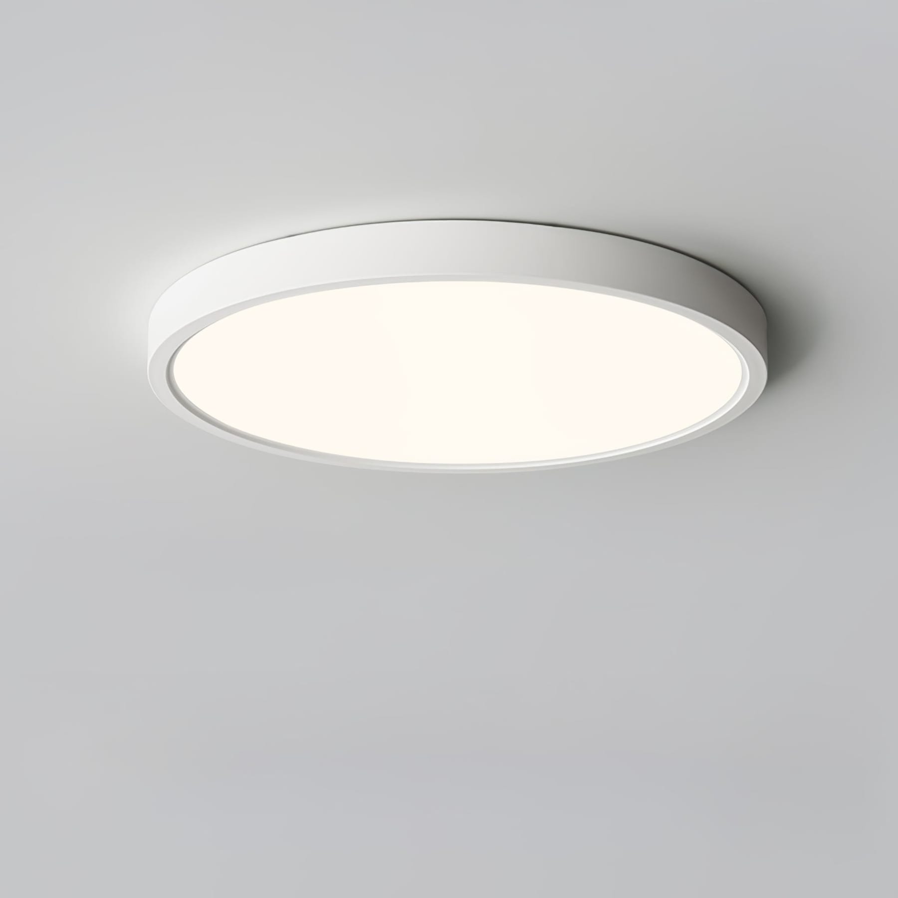 Minimalist Iron Flush Mount Ceiling Light With Slim Low-Profile Design — Ashbury Home & Living