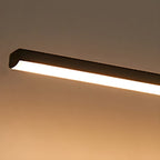 Modern Iron Linear Wall Light With Integrated LED for Hallway — Ashbury Home & Living