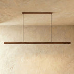 Minimalist Wood Pendant Light With Warm Daylight Glow For Dining Room — Ashbury Home & Living