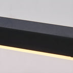 Modern Iron Linear Wall Light With Integrated LED for Hallway — Ashbury Home & Living