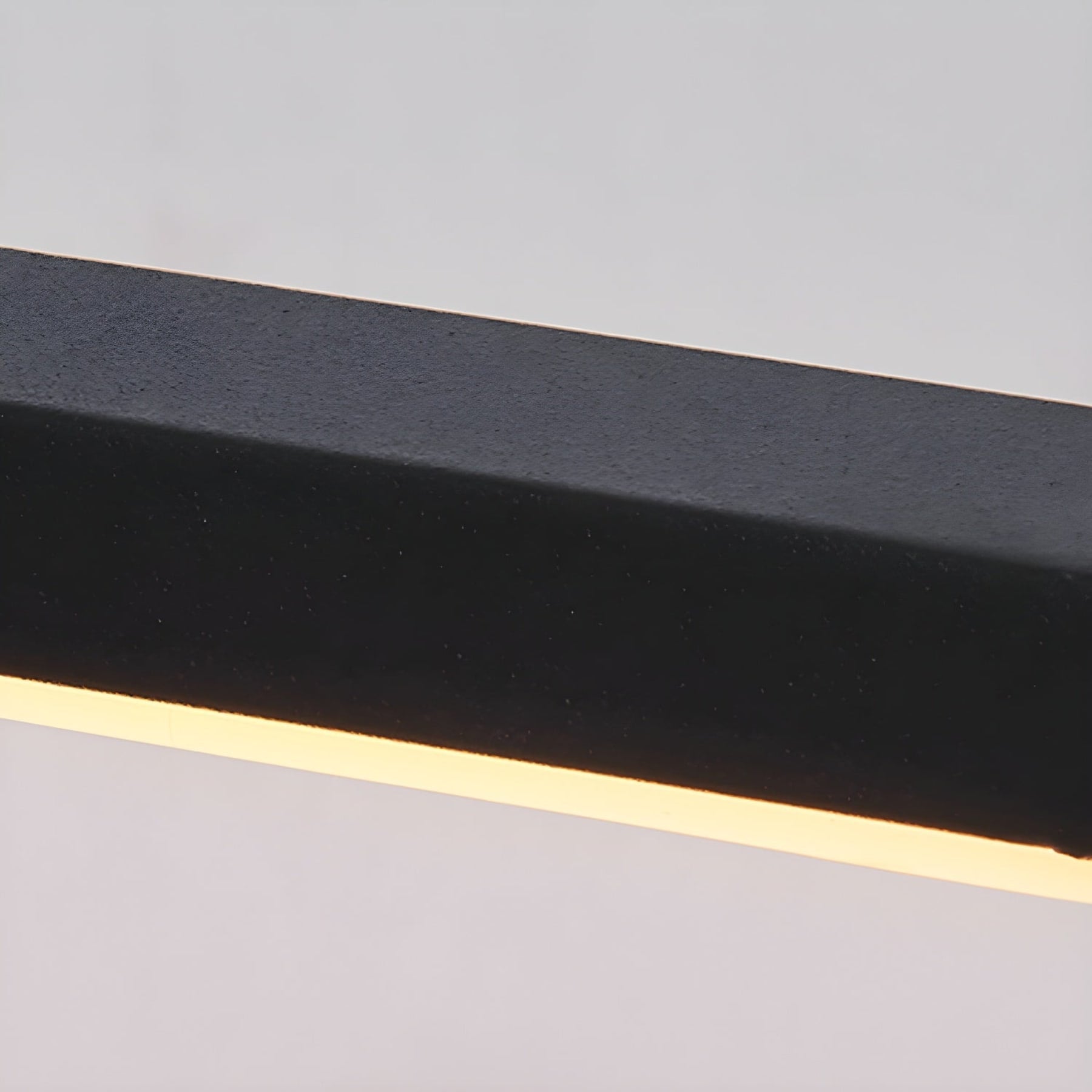Modern Iron Linear Wall Light With Integrated LED for Hallway — Ashbury Home & Living