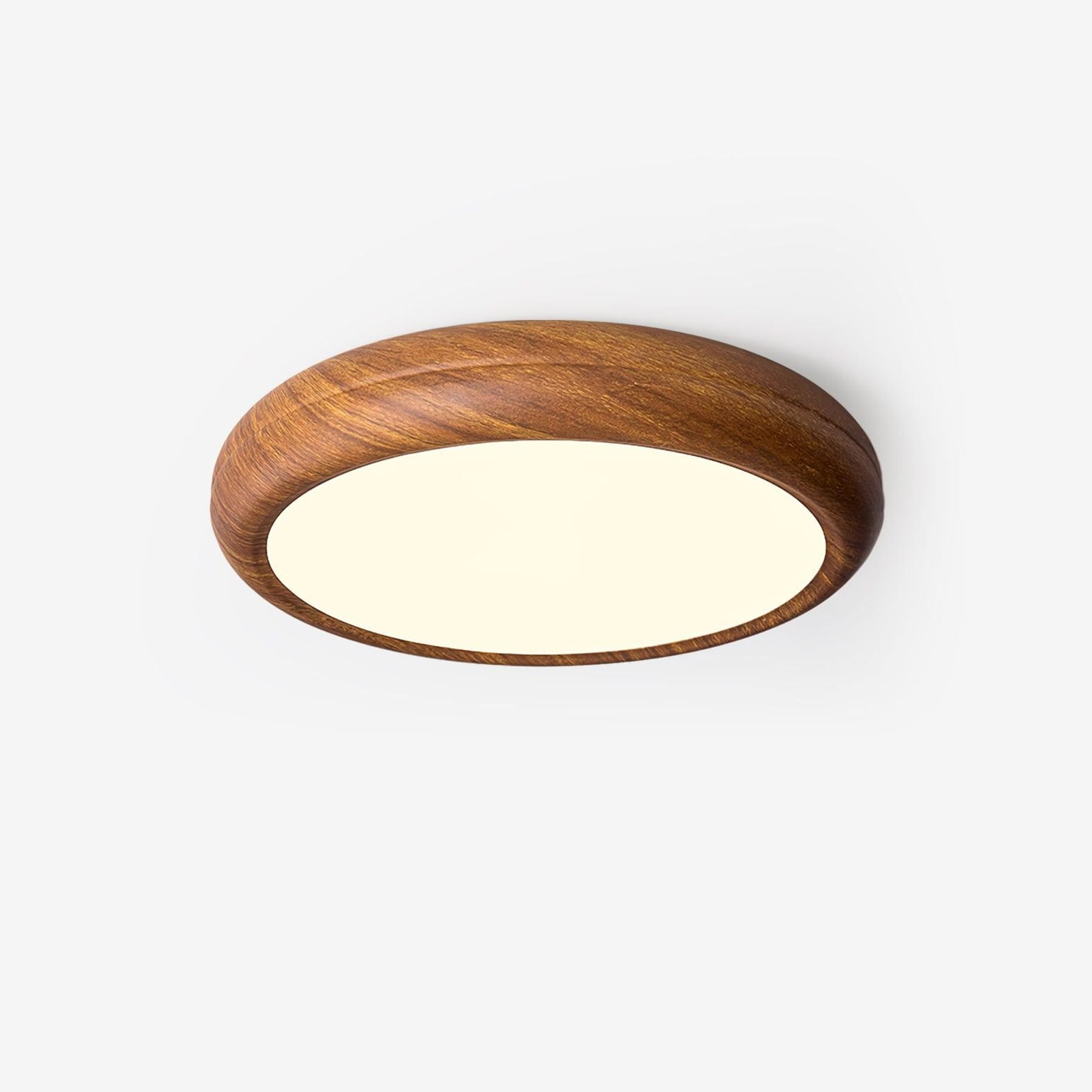 Scandinavian Wood Flush Mount Ceiling Light for Living Room — Ashbury Home & Living