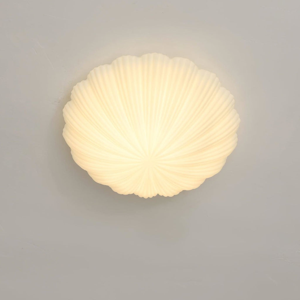 Modern Glass Flush Mount Ceiling Light — Ashbury Home & Living