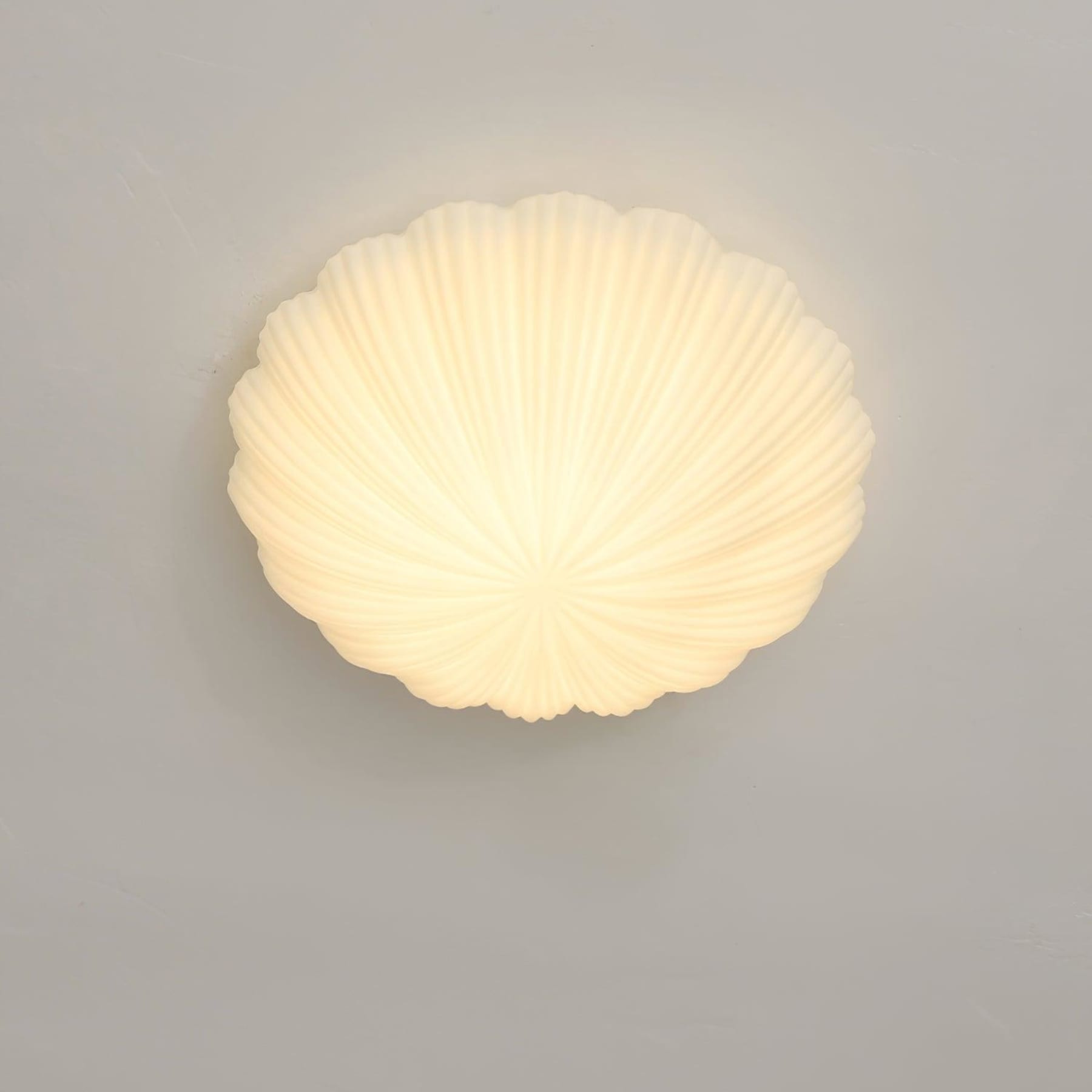Modern Glass Flush Mount Ceiling Light — Ashbury Home & Living