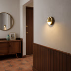Contemporary Copper Wall Light With Dimmable Tri-Colour Glow — Ashbury Home & Living