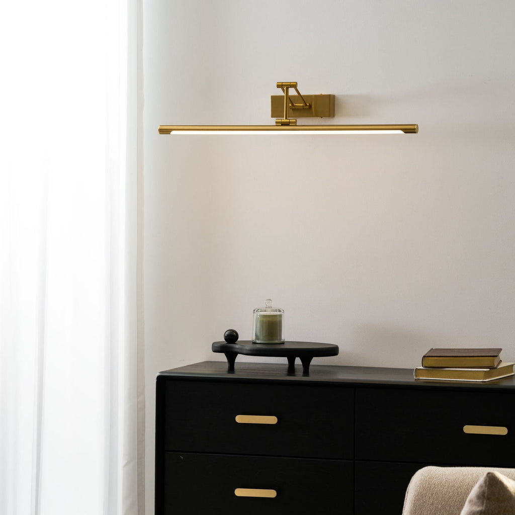 Contemporary Wrought Iron Wall Light With USB Power for Living Room — Ashbury Home & Living