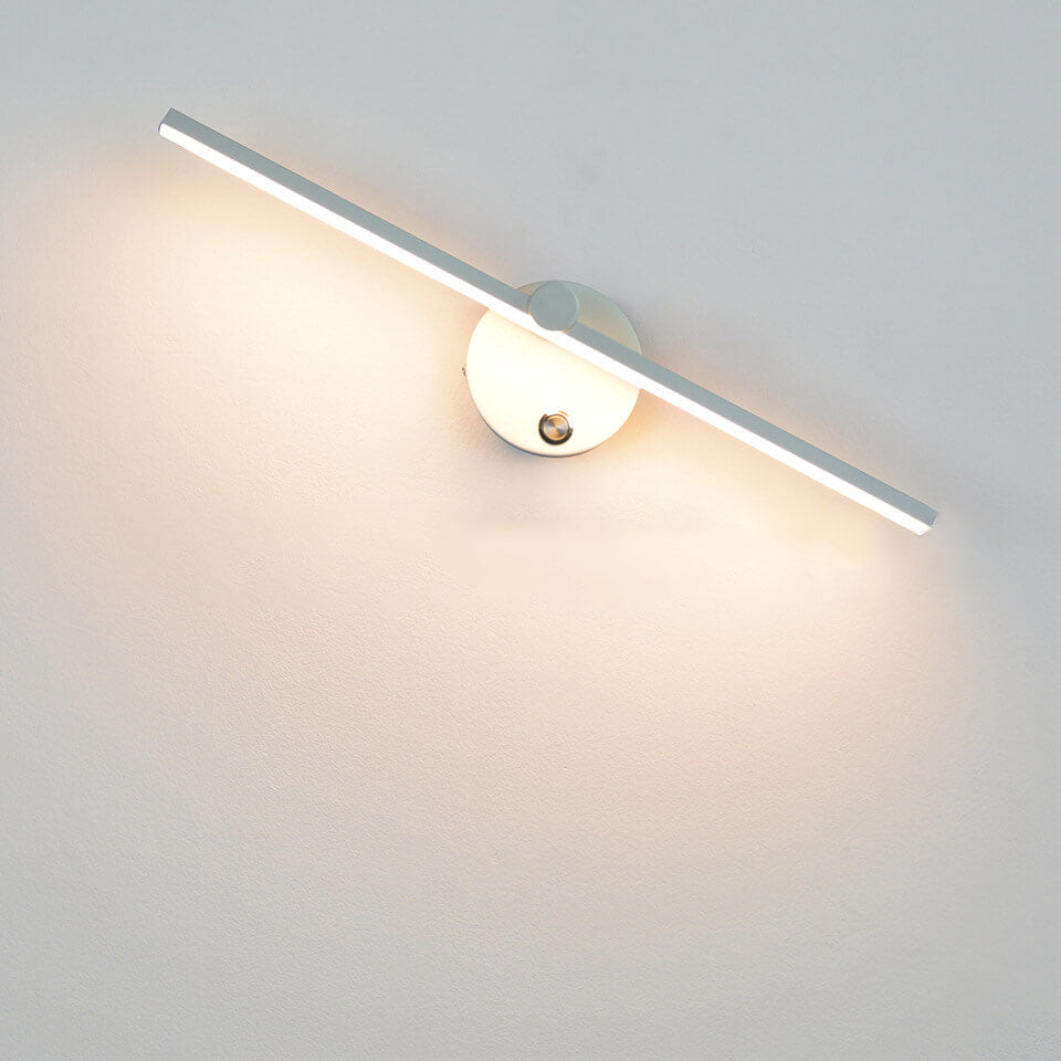 Modern Aluminium Wall Light for Living Room and Hallway in White — Ashbury Home & Living