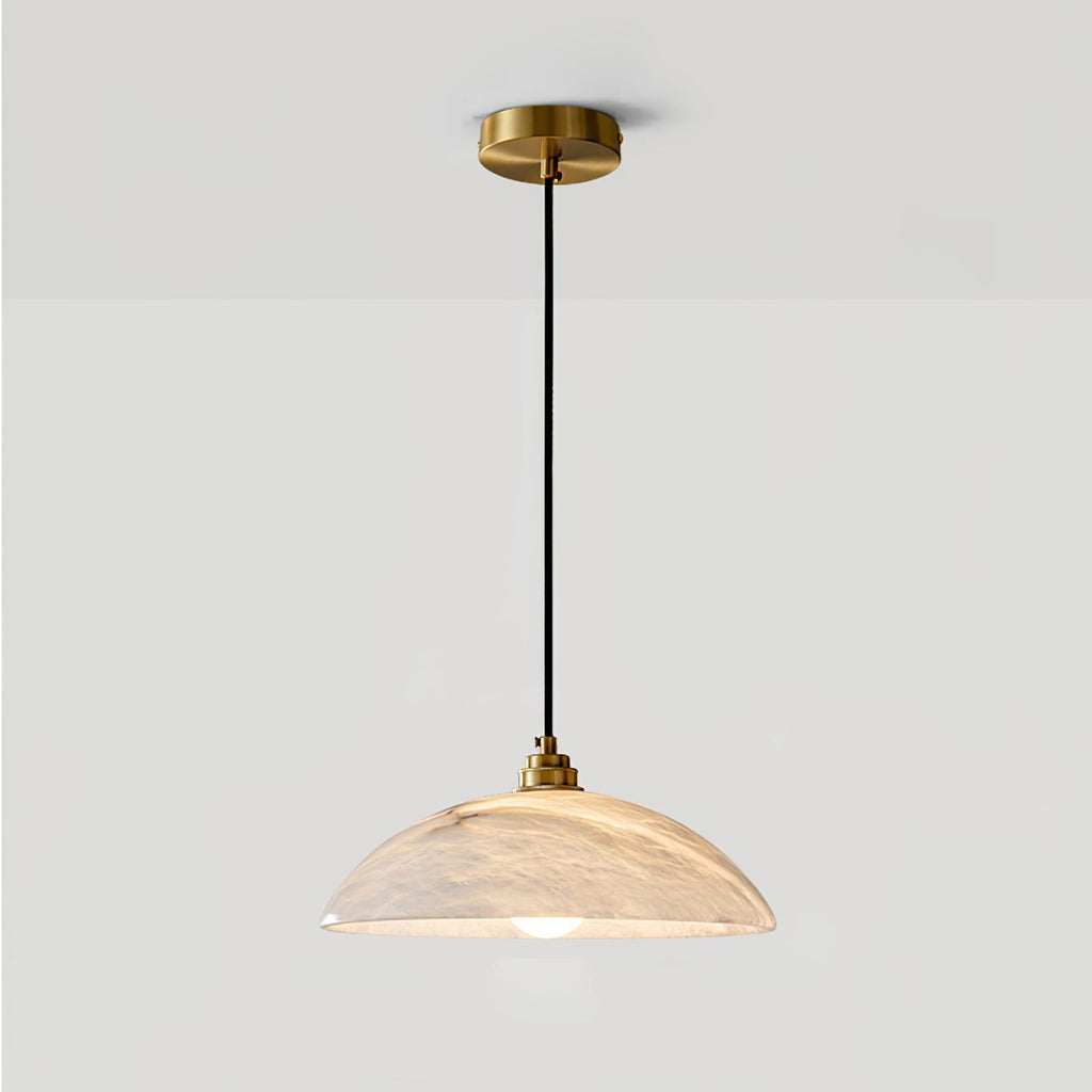 Modern Marble and Copper Pendant Light for Dining Room — Ashbury Home & Living