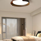 Modern Wood Flush Mount Ceiling Light for Living Room — Ashbury Home & Living