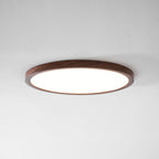 Minimalist Wood Flush Mount Ceiling Light With Slim Profile — Ashbury Home & Living