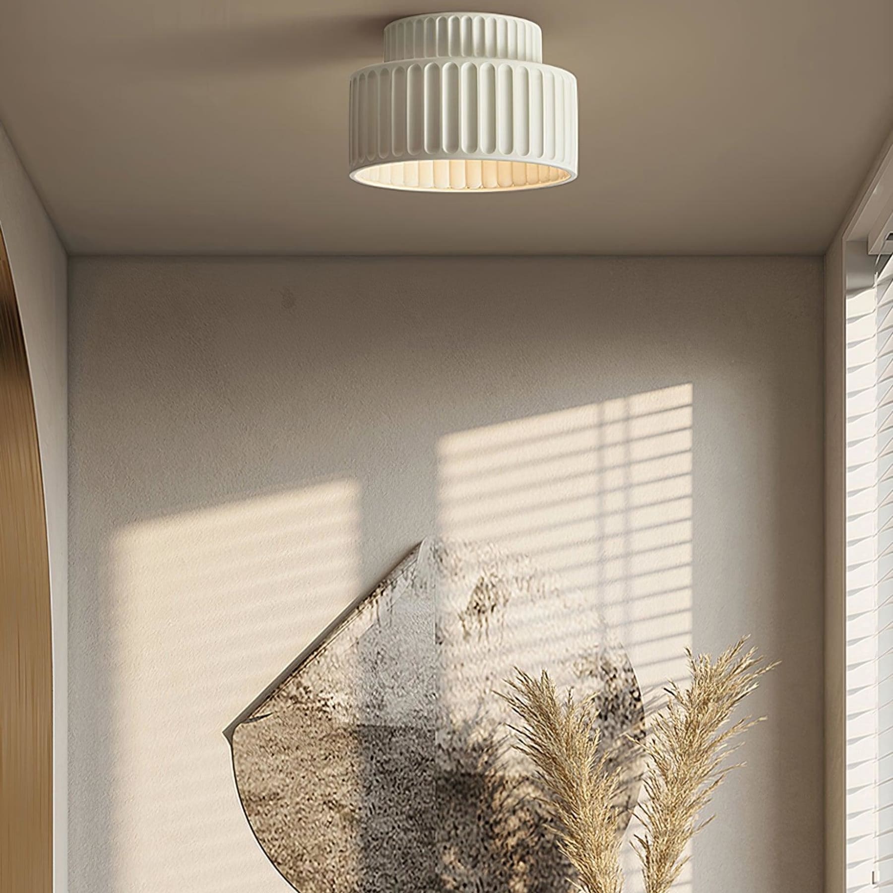 Modern Semi-Flush Ceiling Light for Living Room and Bedroom — Ashbury Home & Living