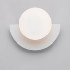 Modern Metal Wall Light With Selectable LED Glow in White — Ashbury Home & Living