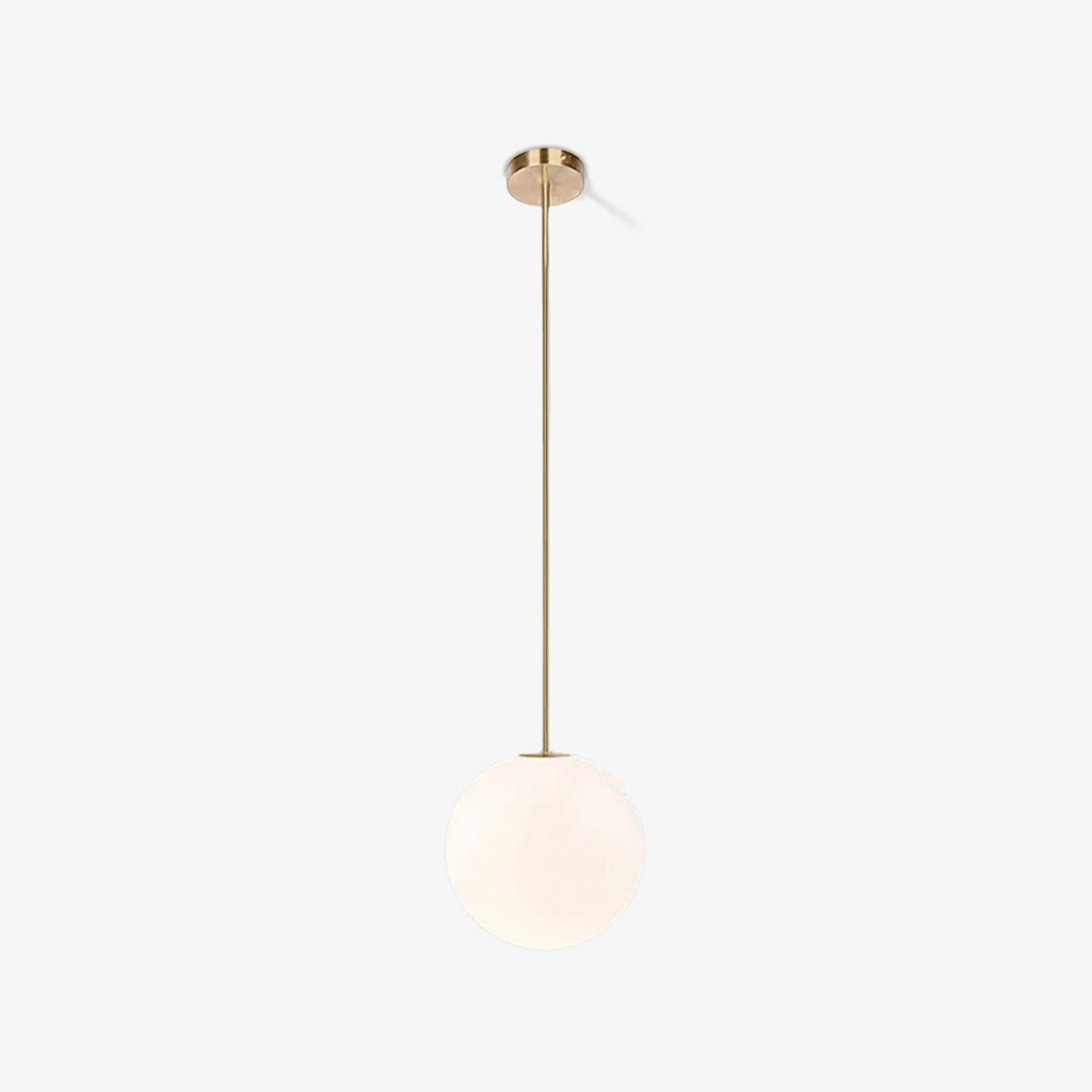 Modern Glass Pendant Light With Integrated LED for Dining Room — Ashbury Home & Living