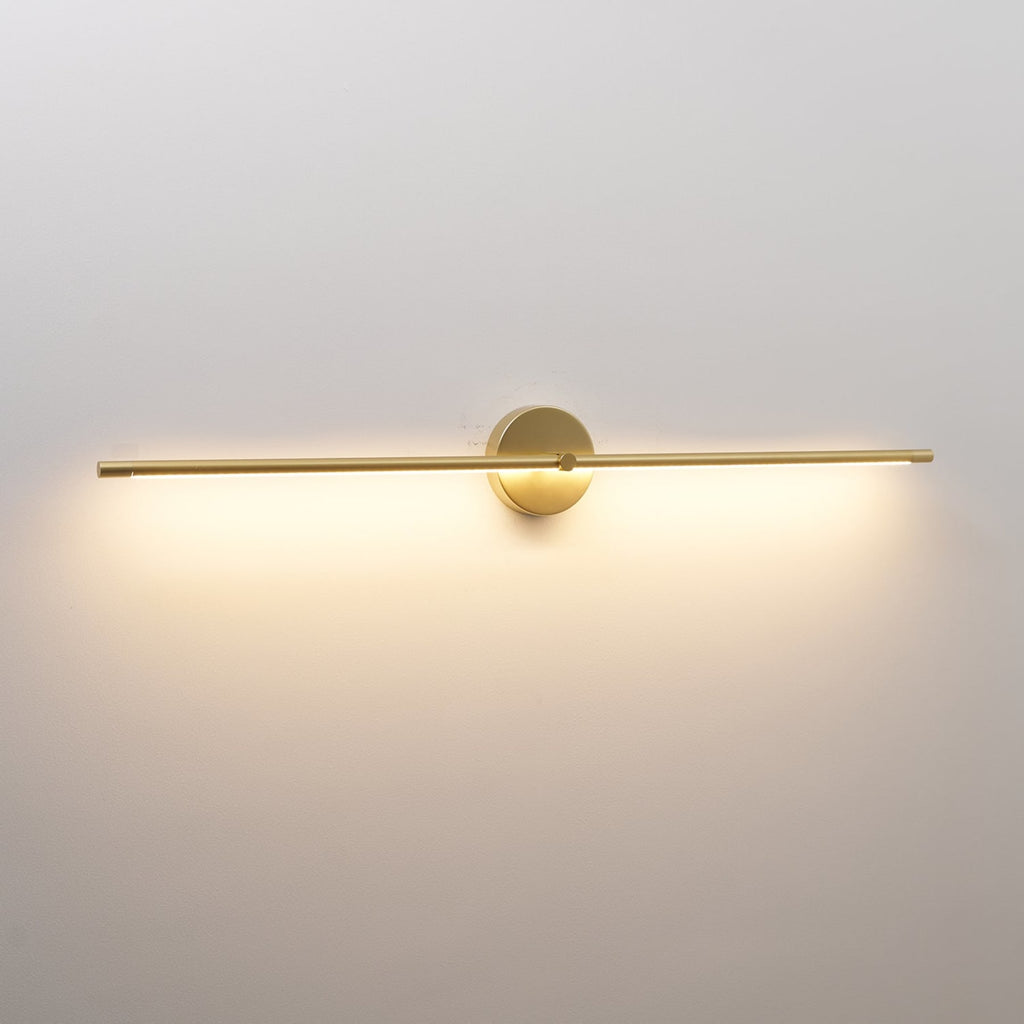 Minimalist Metal Linear Wall Light With Warm LED Glow — Ashbury Home & Living