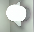 Modern Metal Wall Light With Selectable LED Glow — Ashbury Home & Living