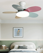 Petal Blade Ceiling Fan With Light Ceiling Light