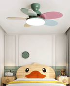 Petal Blade Ceiling Fan With Light Ceiling Light