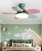 Petal Blade Ceiling Fan With Light Ceiling Light