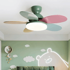 Petal Blade Ceiling Fan With Light Ceiling Light