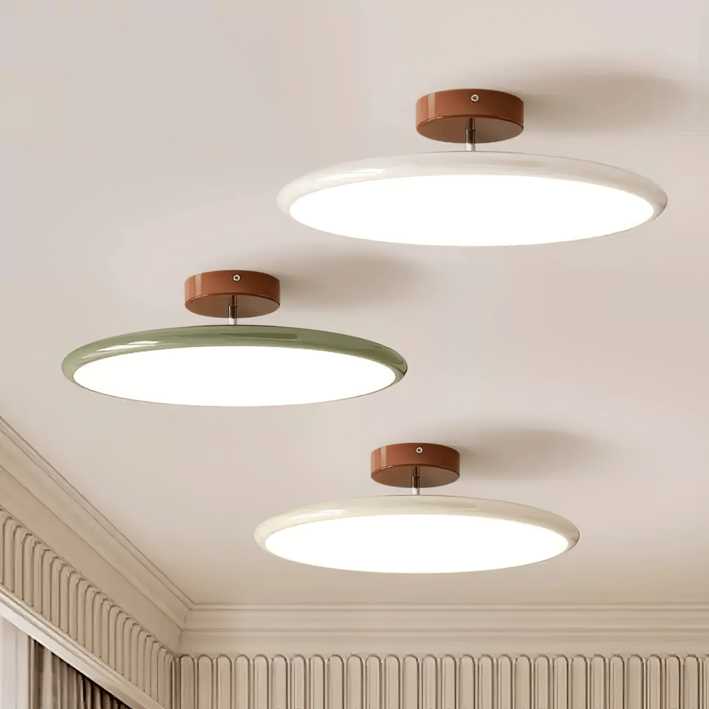Adjustable Disc Ceiling Light With Low Profile Mount