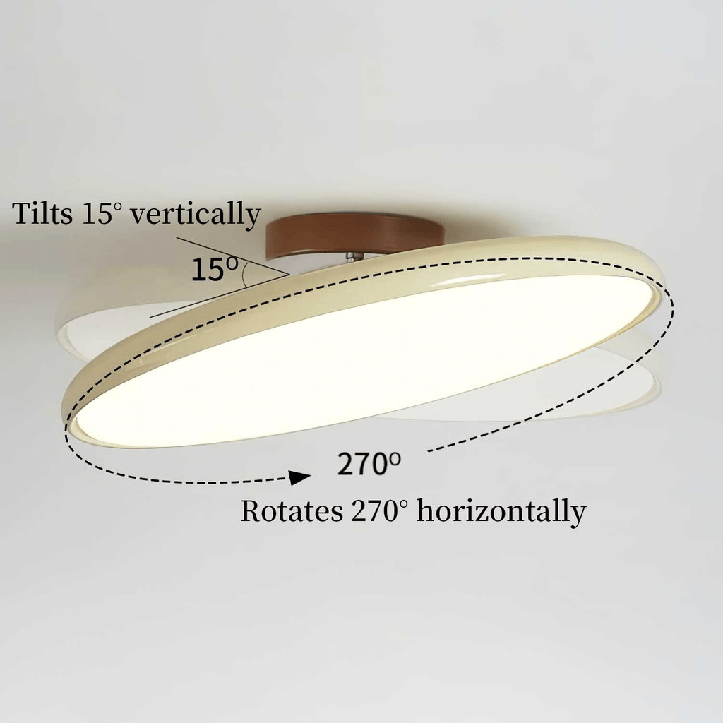 Adjustable Disc Ceiling Light With Low Profile Mount