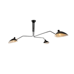 3-Arm Ceiling Light With Pivot Shades