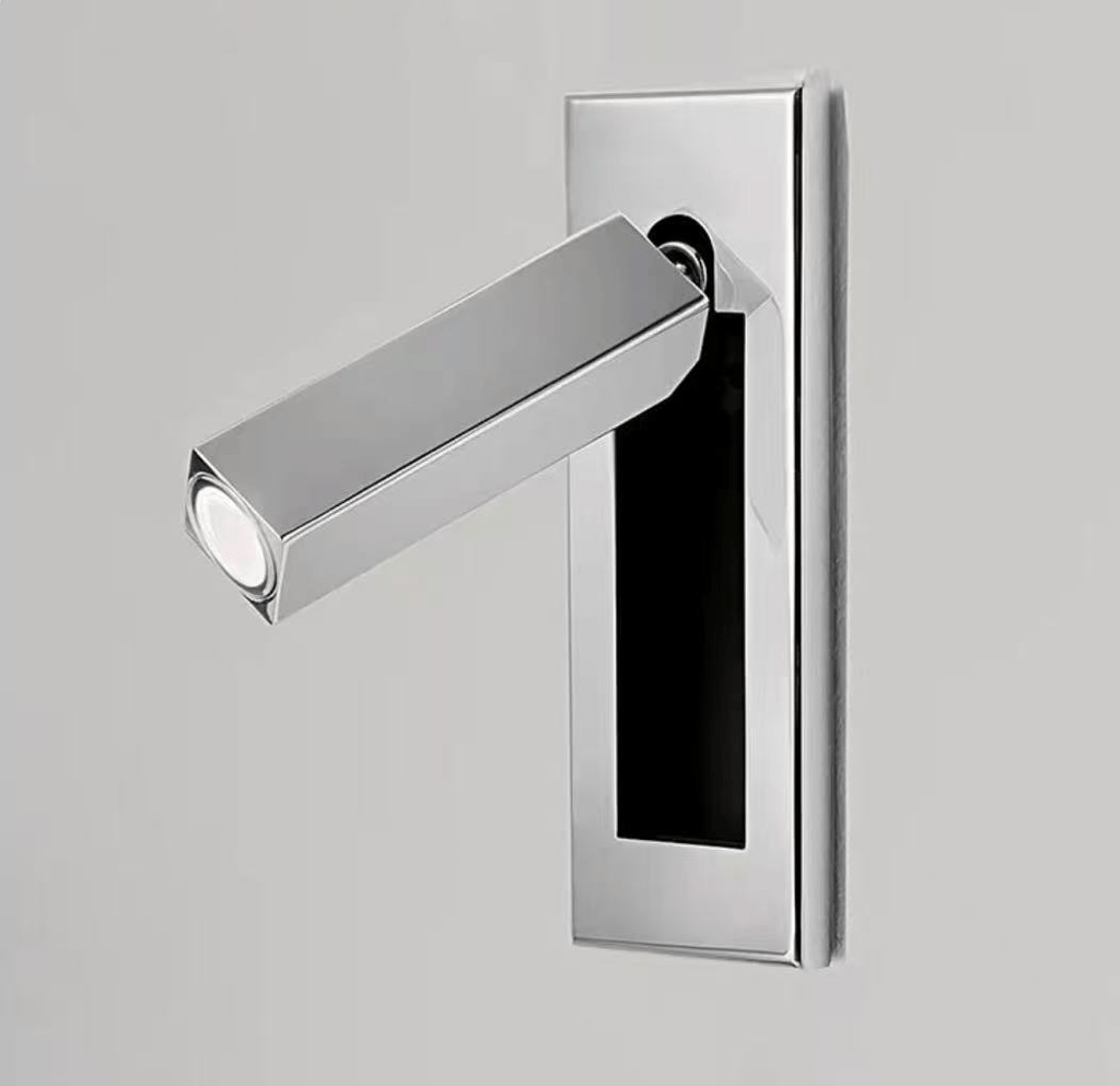 Embedded Bedside Reading Spotlight Wall Light With Adjustable Head