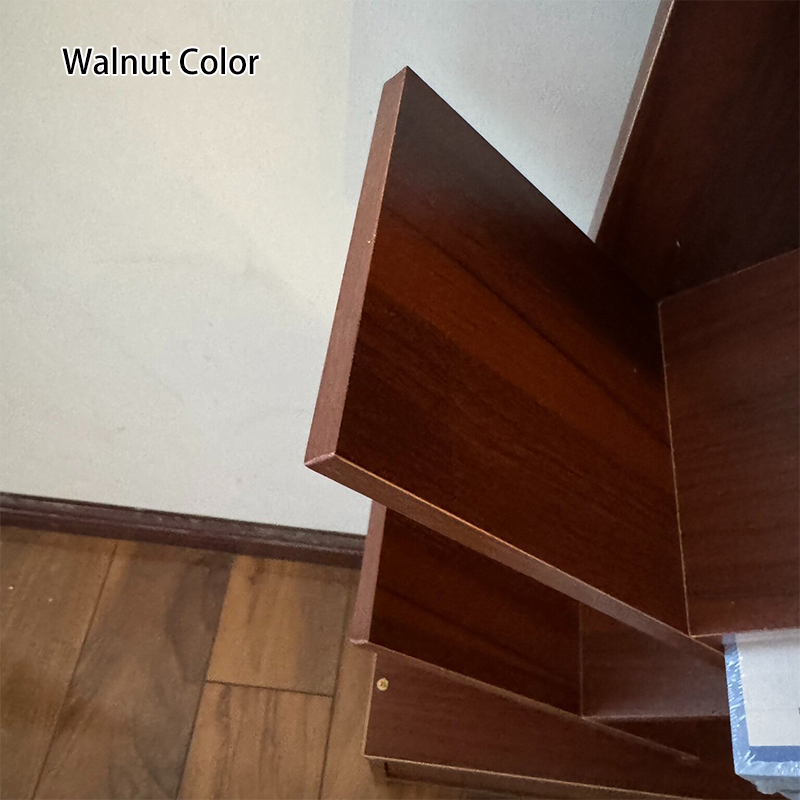 Tree Bookshelf with Drawer Freestanding Wooden Book Tower Tall Narrow Bookcase for Home Office | Bedroom and Kids Room