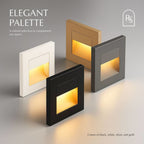 Minimalist Matte Plastic Wall Light for Hallway and Bedroom — Ashbury Home & Living