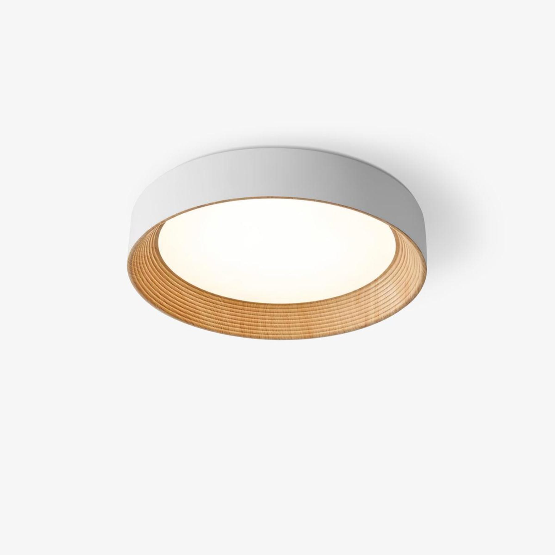 Scandinavian Wood Flush Mount Ceiling Light for Living Room — Ashbury Home & Living