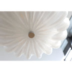Vintage Glass Flush Mount Ceiling Light for Living Room — Ashbury Home & Living