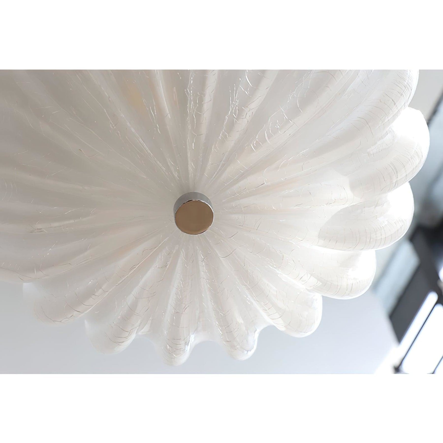 Vintage Glass Flush Mount Ceiling Light for Living Room — Ashbury Home & Living