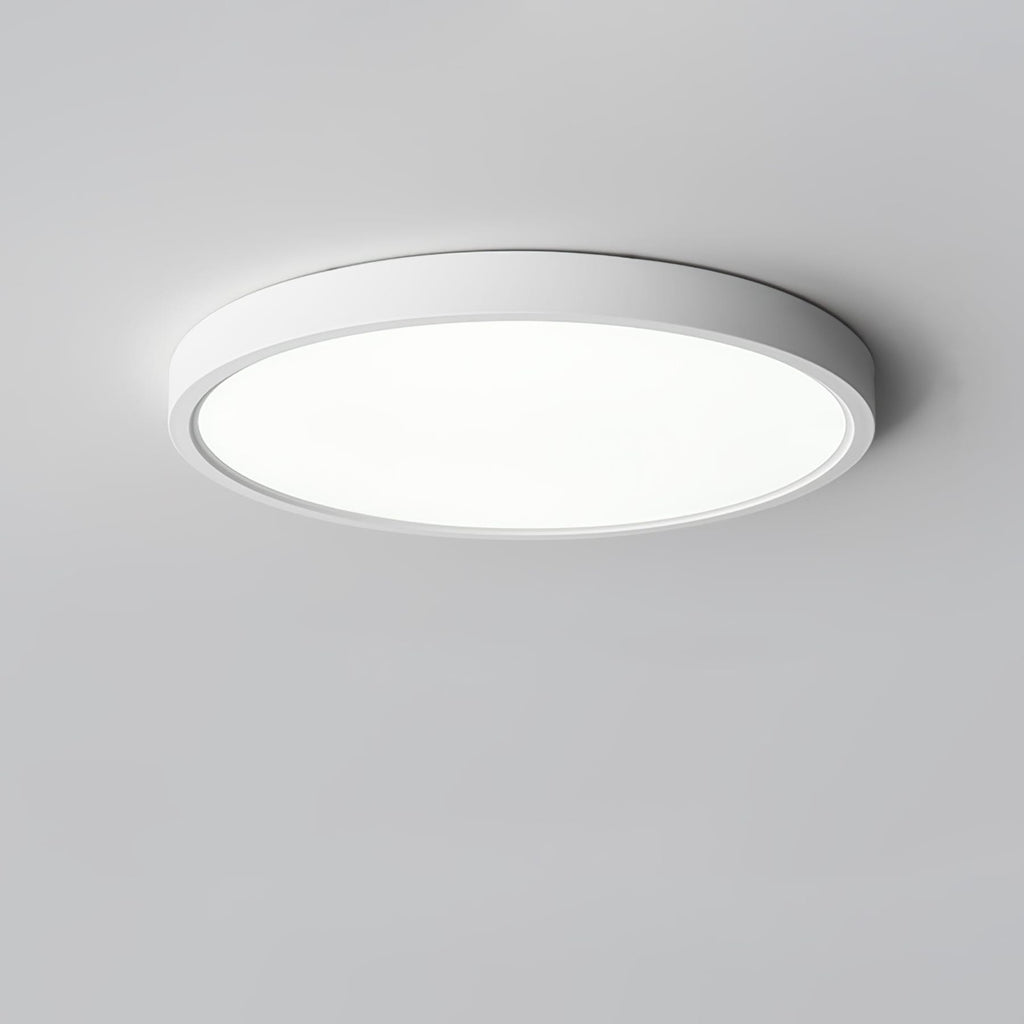 Minimalist Iron Flush Mount Ceiling Light With Slim Low-Profile Design — Ashbury Home & Living