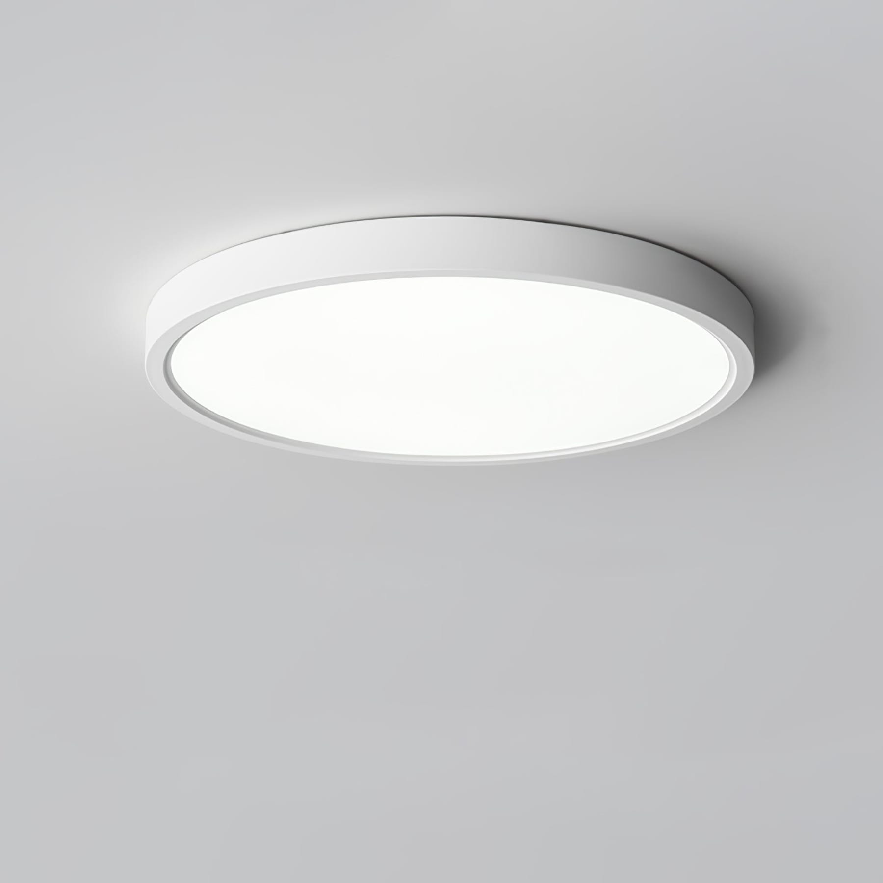 Minimalist Iron Flush Mount Ceiling Light With Slim Low-Profile Design — Ashbury Home & Living