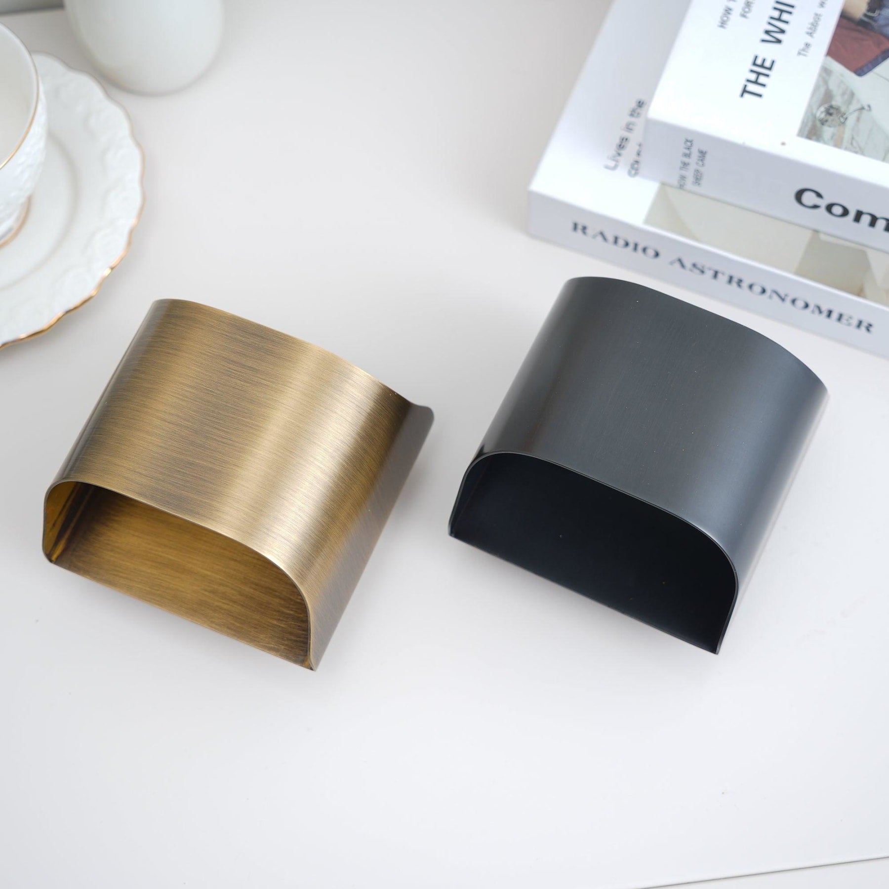 Modern Brass Wall Light With Warm LED Glow for Living Room — Ashbury Home & Living