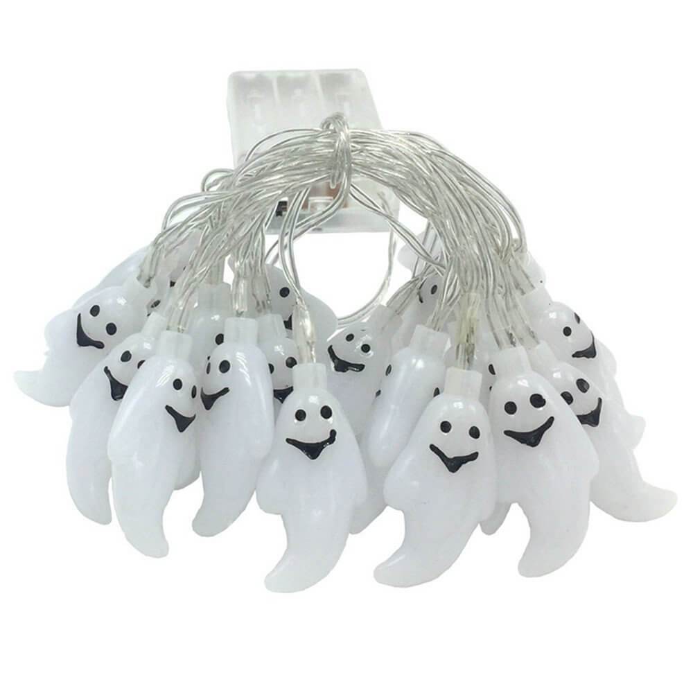 Halloween Ghost Fairy Lights LED String Lights Decorative Ghost Shaped Lights for Garden | Bedroom | Tree and Party Decoration
