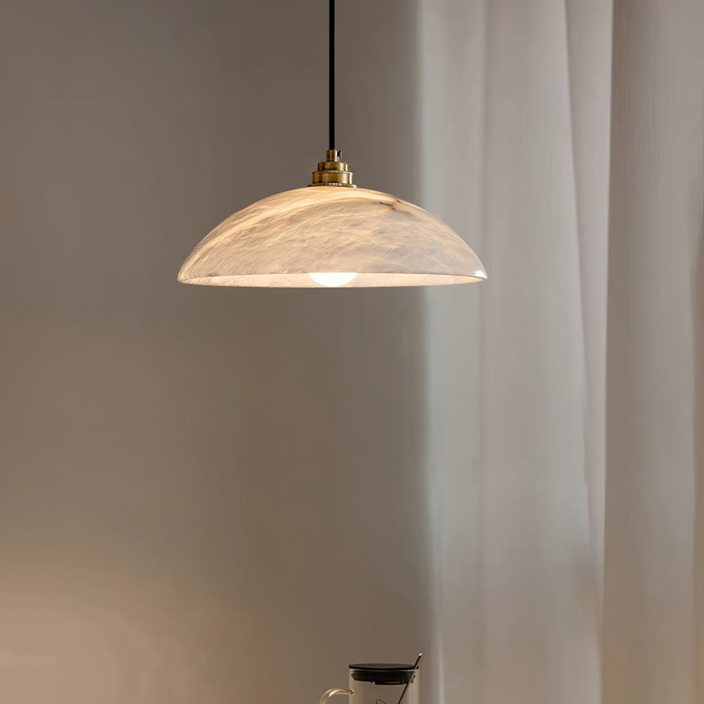 Modern Marble and Copper Pendant Light for Dining Room — Ashbury Home & Living
