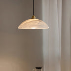 Modern Marble and Copper Pendant Light for Dining Room — Ashbury Home & Living