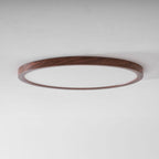 Minimalist Wood Flush Mount Ceiling Light With Slim Profile — Ashbury Home & Living