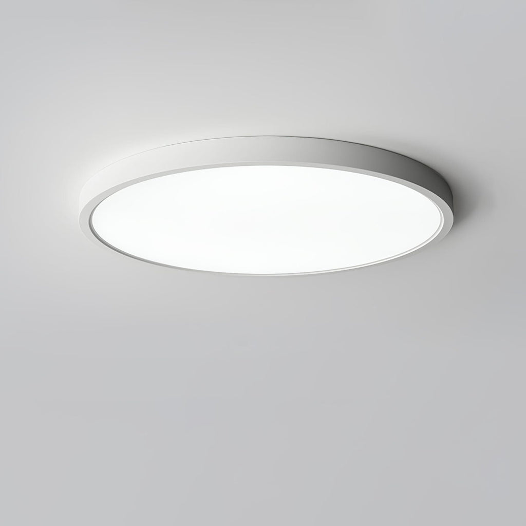 Minimalist Iron Flush Mount Ceiling Light With Slim Low-Profile Design — Ashbury Home & Living