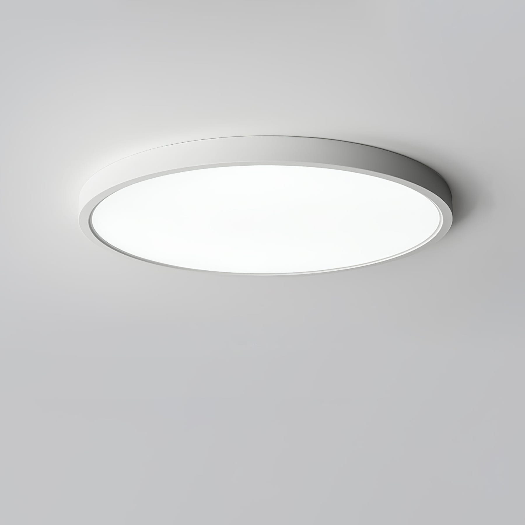 Minimalist Iron Flush Mount Ceiling Light With Slim Low-Profile Design — Ashbury Home & Living