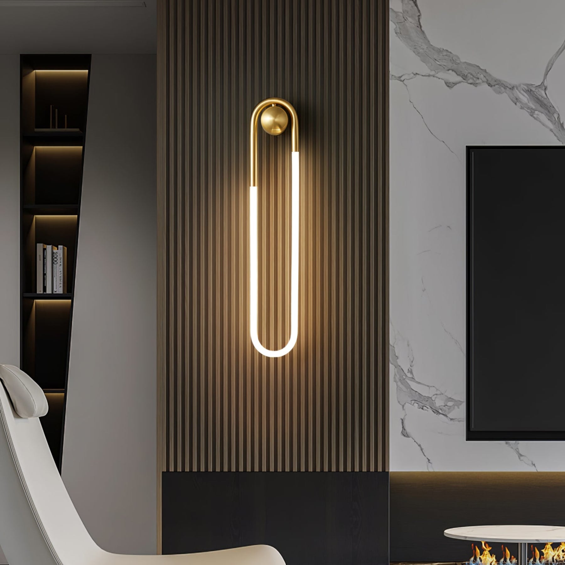 Minimalist Metal Wall Light for Living Room and Bedroom — Ashbury Home & Living