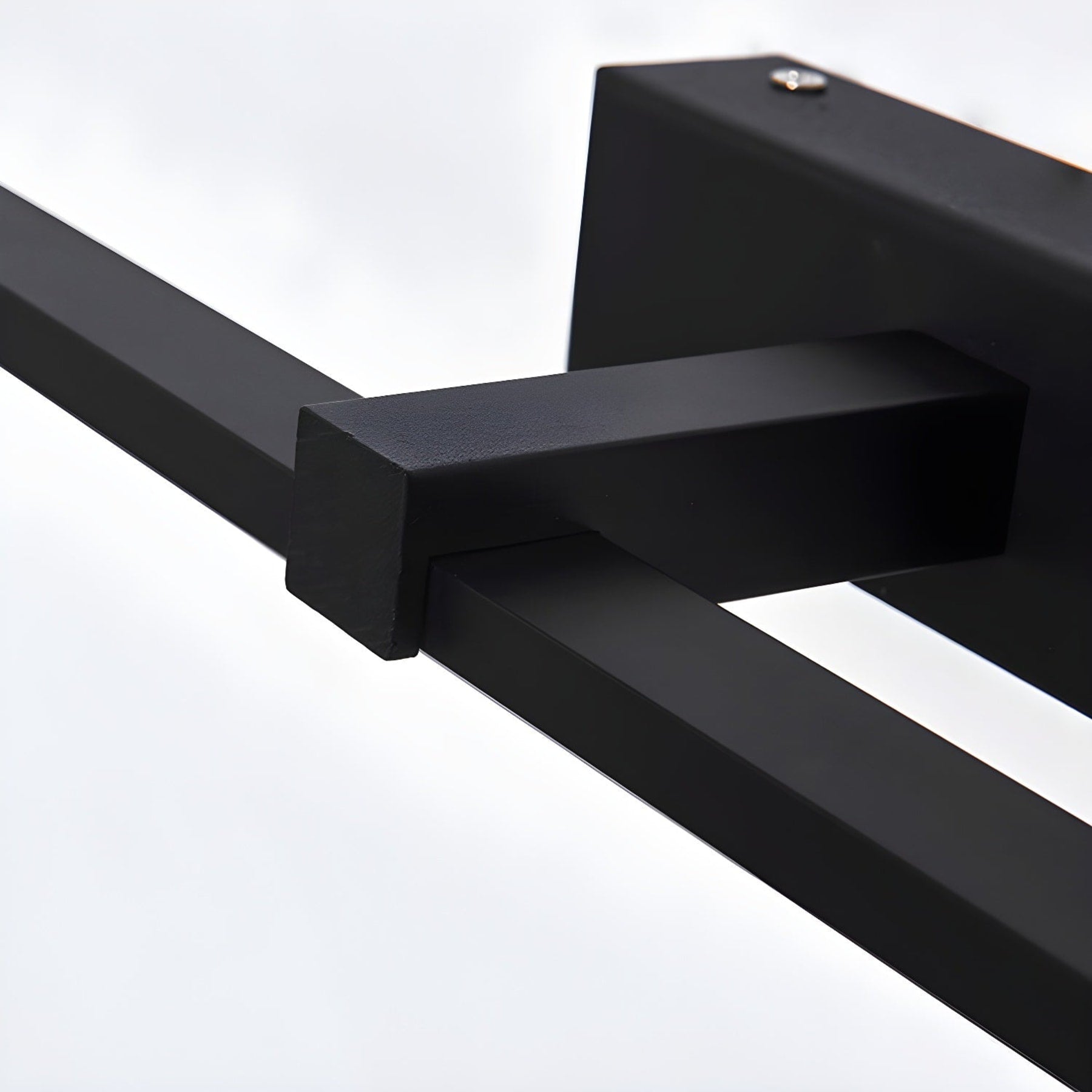 Modern Iron Linear Wall Light With Integrated LED for Hallway — Ashbury Home & Living