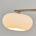 Modern Glass Pendant Light With Tri-Colour LED Glow — Ashbury Home & Living